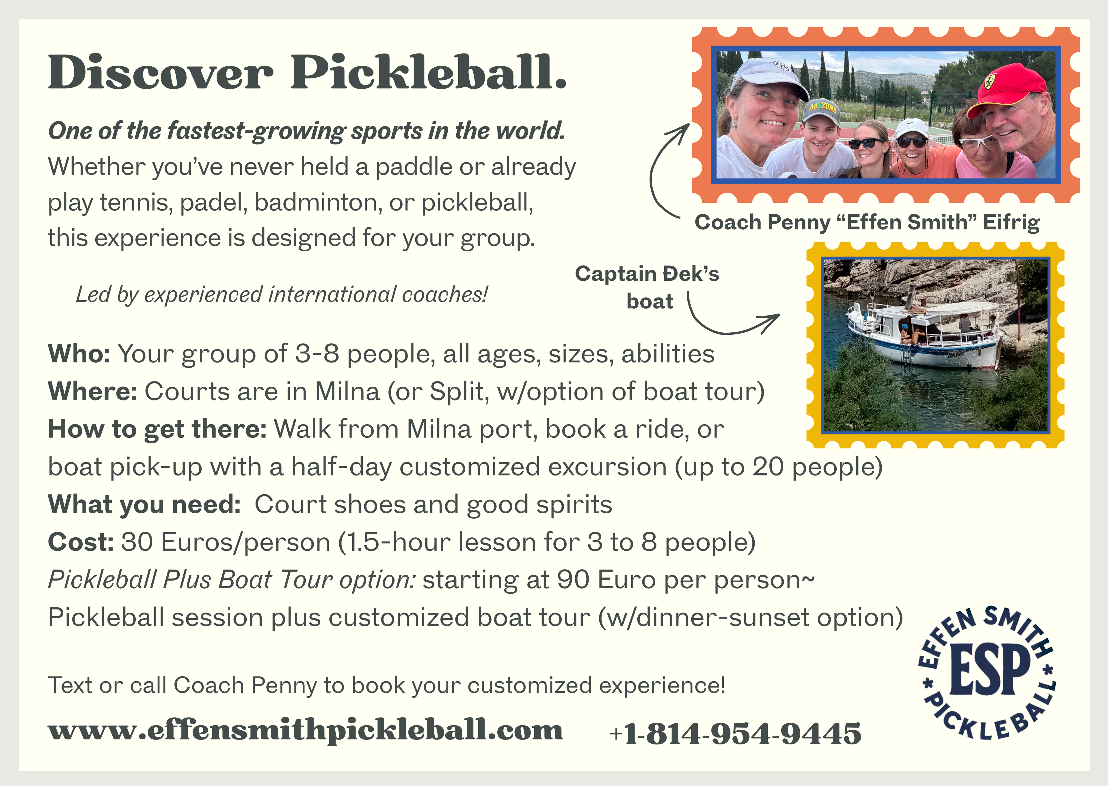 Local pickleball lessons on Brač